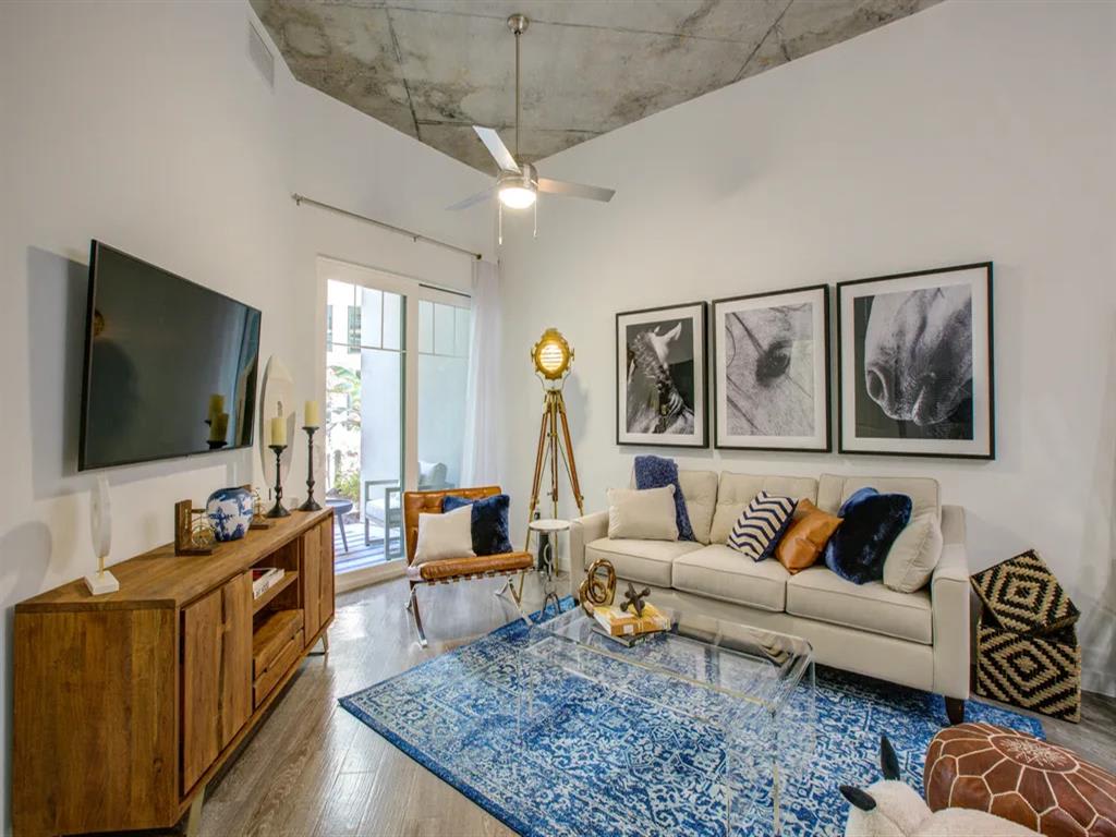 Altis Grand Central living room - Tampa, FL