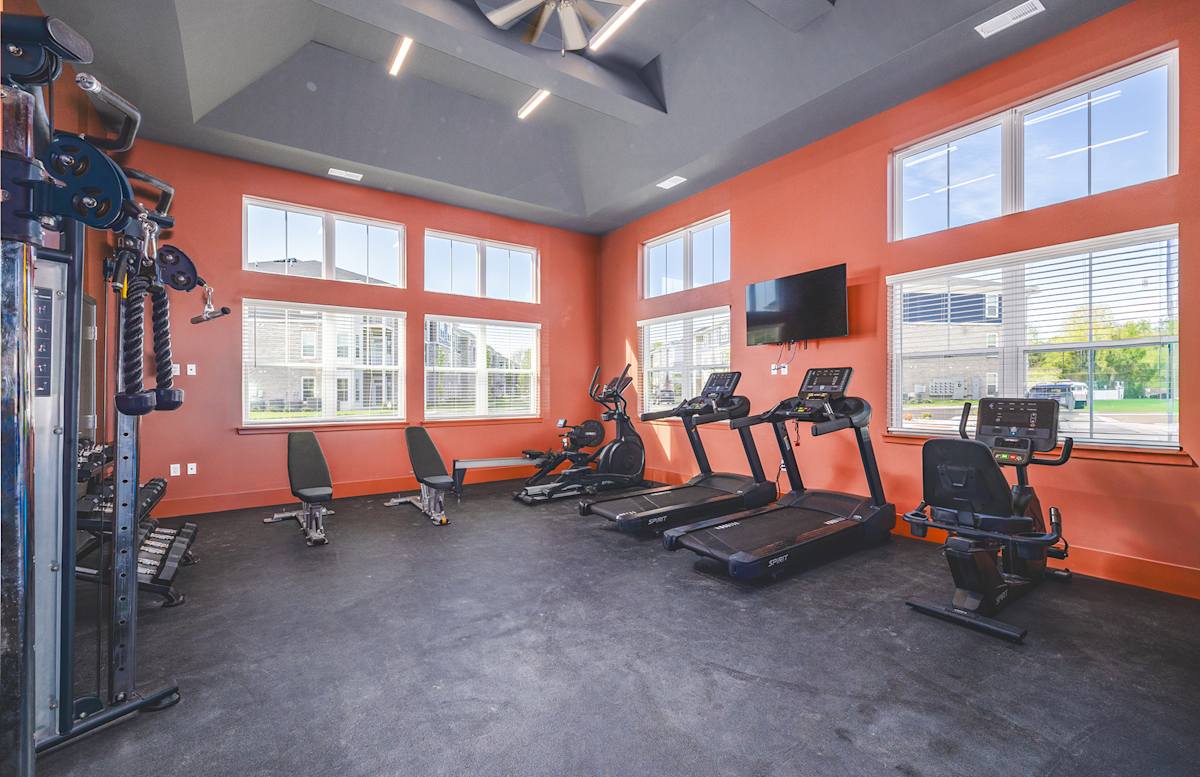 Founders Landing Apartments fitness center - Lebanon, OH