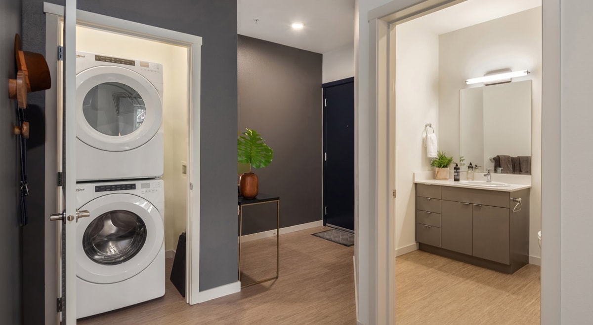 The Bond Apartments in-unit washer and dryer - Redmond, WA