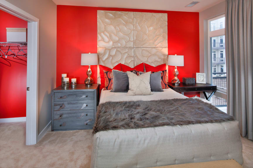 Galvan at Twinbrook Apartments bedroom with windows - Rockville, MD