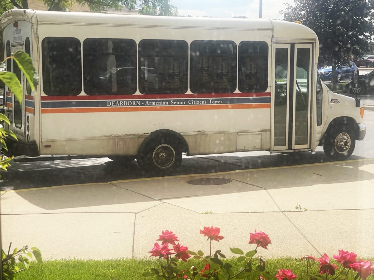 St. Sarkis community bus photo - Dearborn, MI