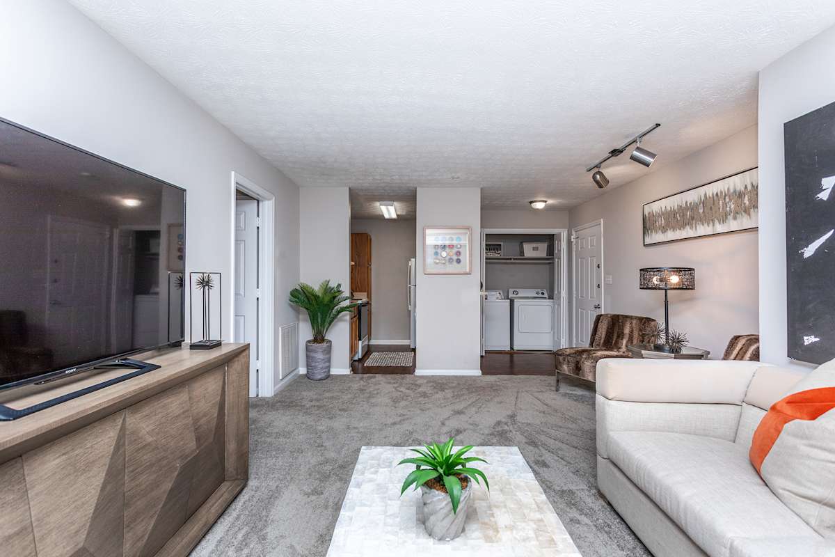 Augusta Commons Apartments living room - Marietta, GA