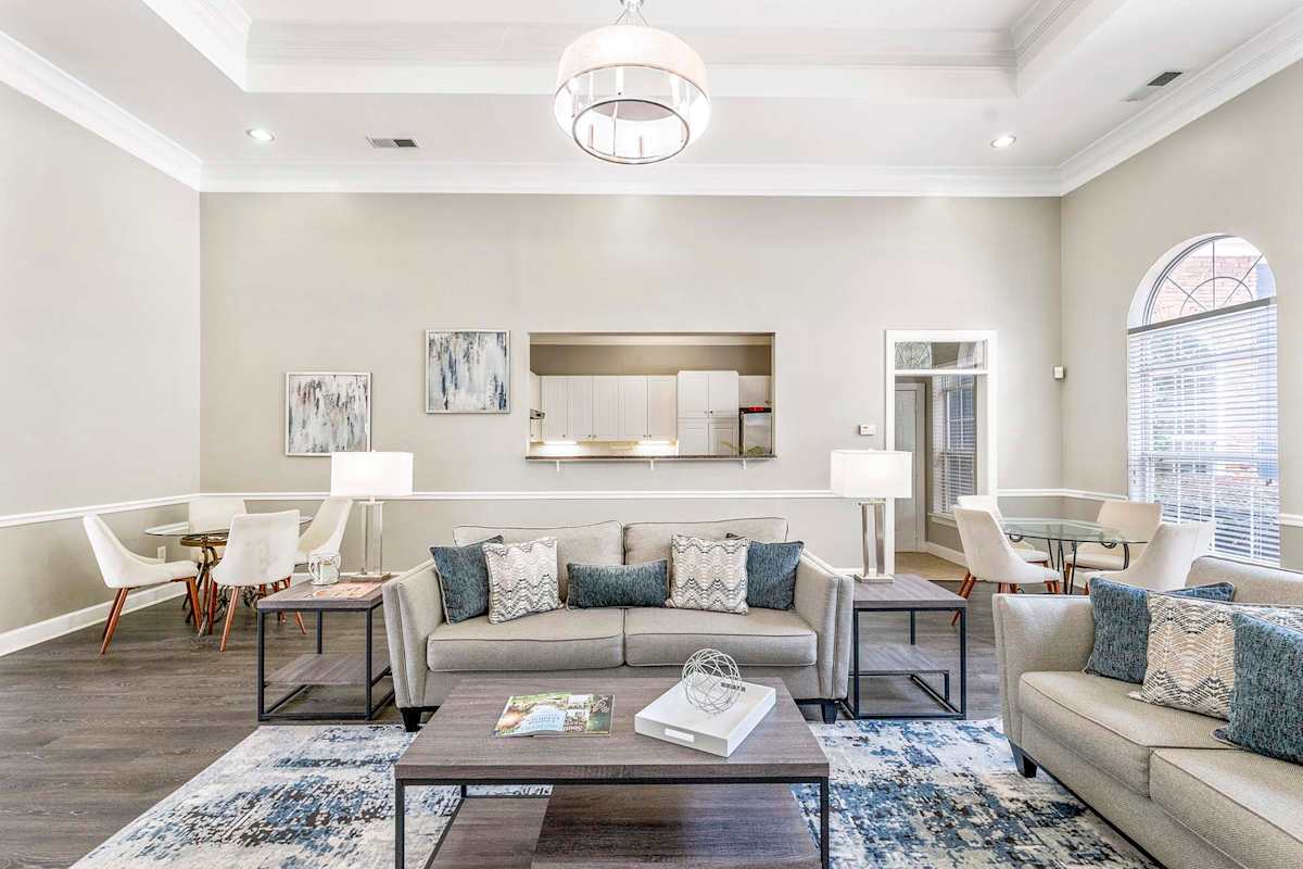 Alexander Crossing Apartments & Townhomes clubhouse interior - Loganville, GA