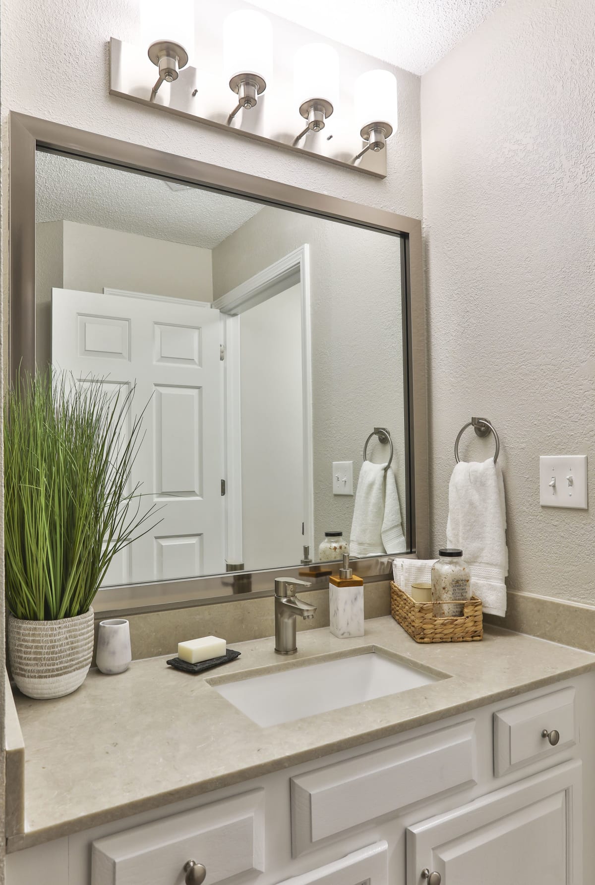 Crestmont at Thornblade Apartments bathroom vanity - Greenville, SC