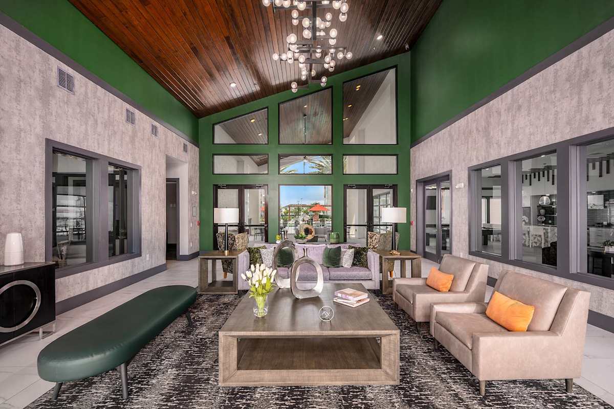 Madison Pointe Apartments lounge interior - Daytona Beach, FL
