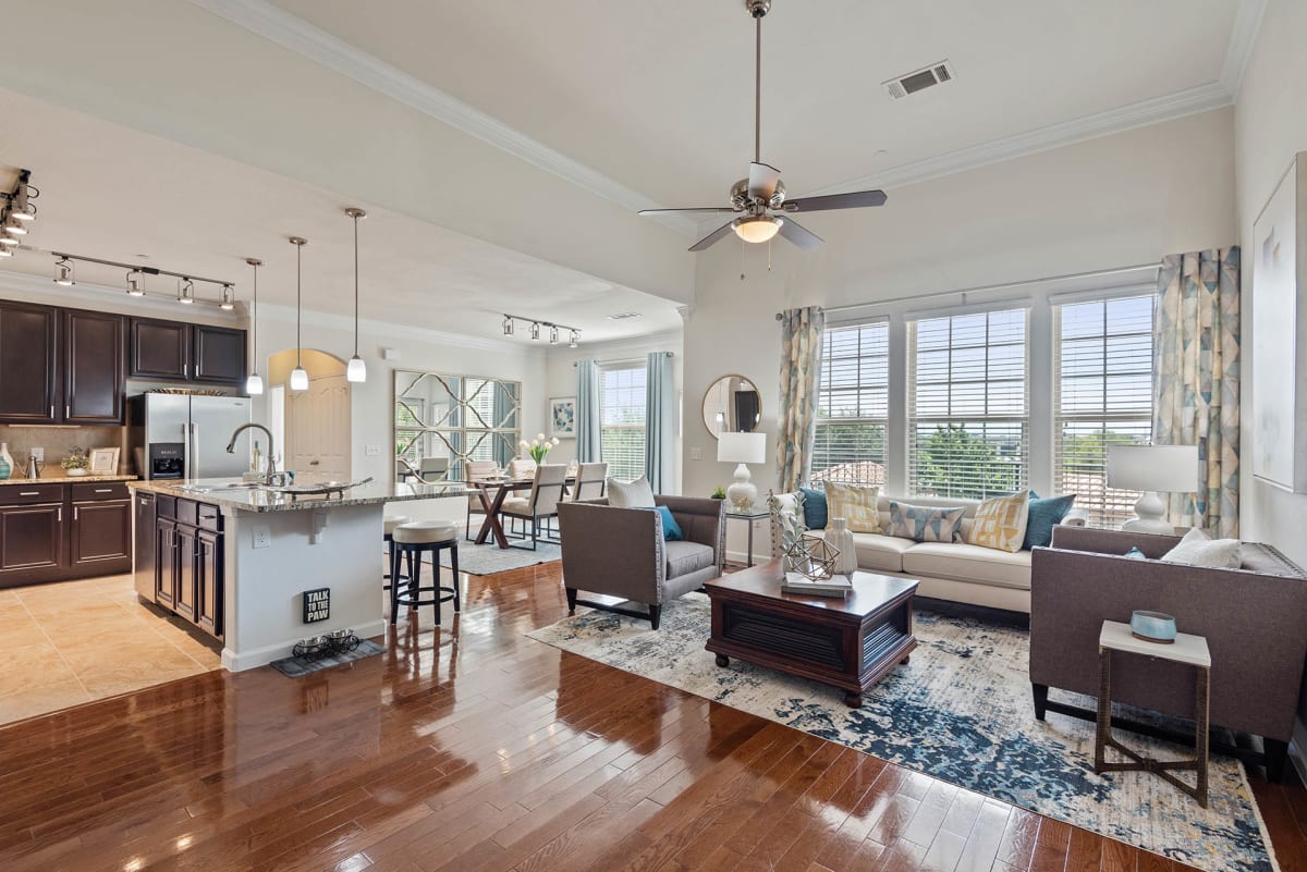 Orion McCord Park Apartments clubroom with kitchen - Little Elm, TX