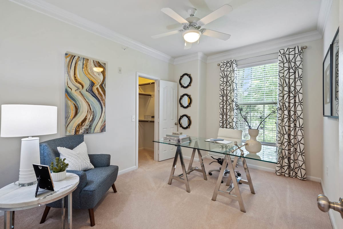 Orion McCord Park Apartments workspace area - Little Elm, TX