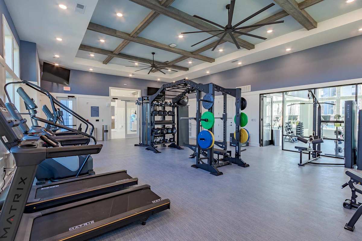 Preserve at Hanover Park Apartments fitness studio - Beaufort, SC
