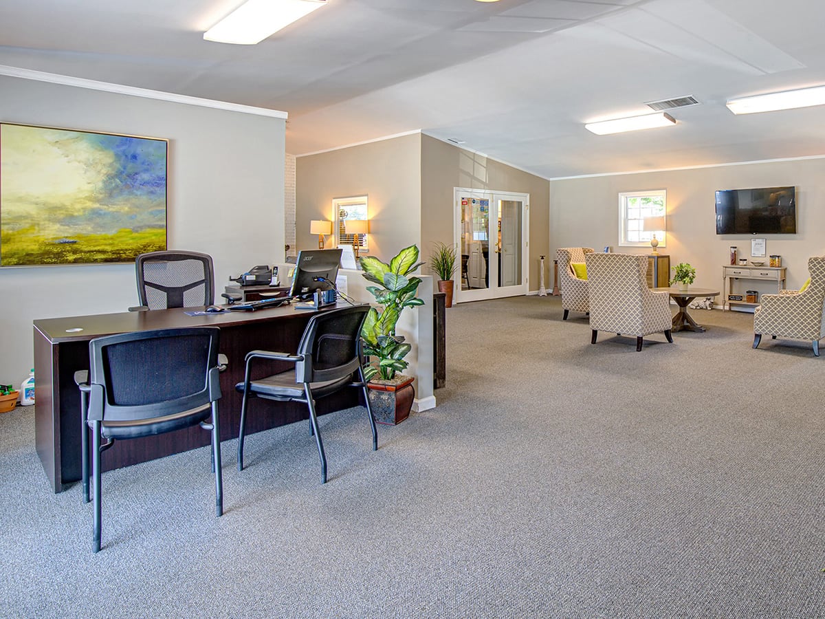 Sherwood Station Apartments leasing office exterior - Winston-Salem, NC