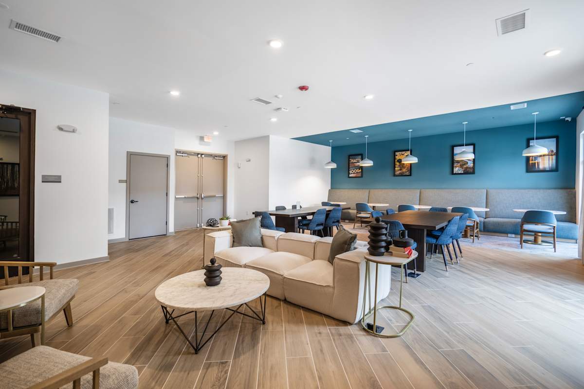 Populus Waterside living room interior - Chattanooga, TN
