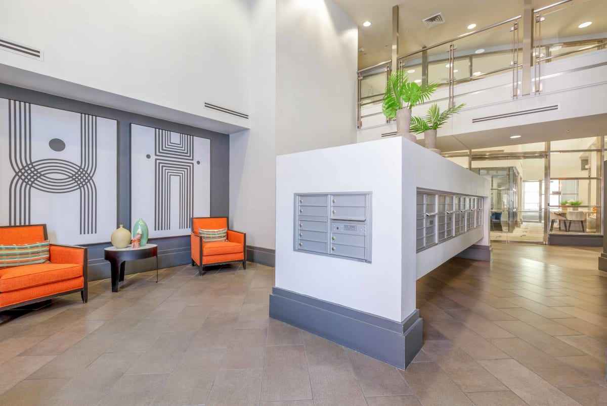 The Alaire Twinbrook Station Apartments lobby interior - Rockville, MD
