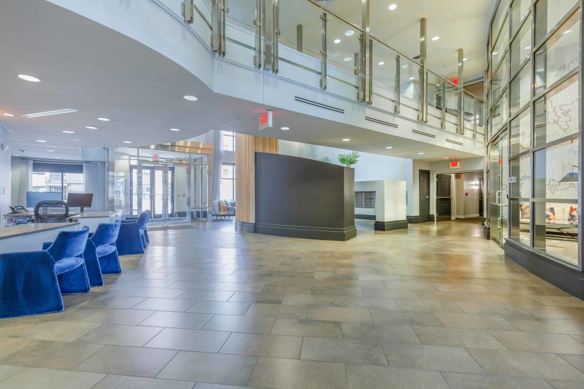 The Alaire Twinbrook Station Apartments lobby seating area - Rockville, MD