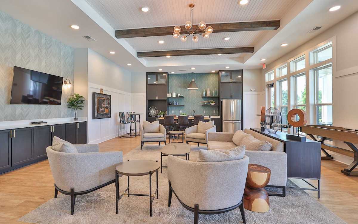 The Aster Apartments living room interior - Mauldin, SC