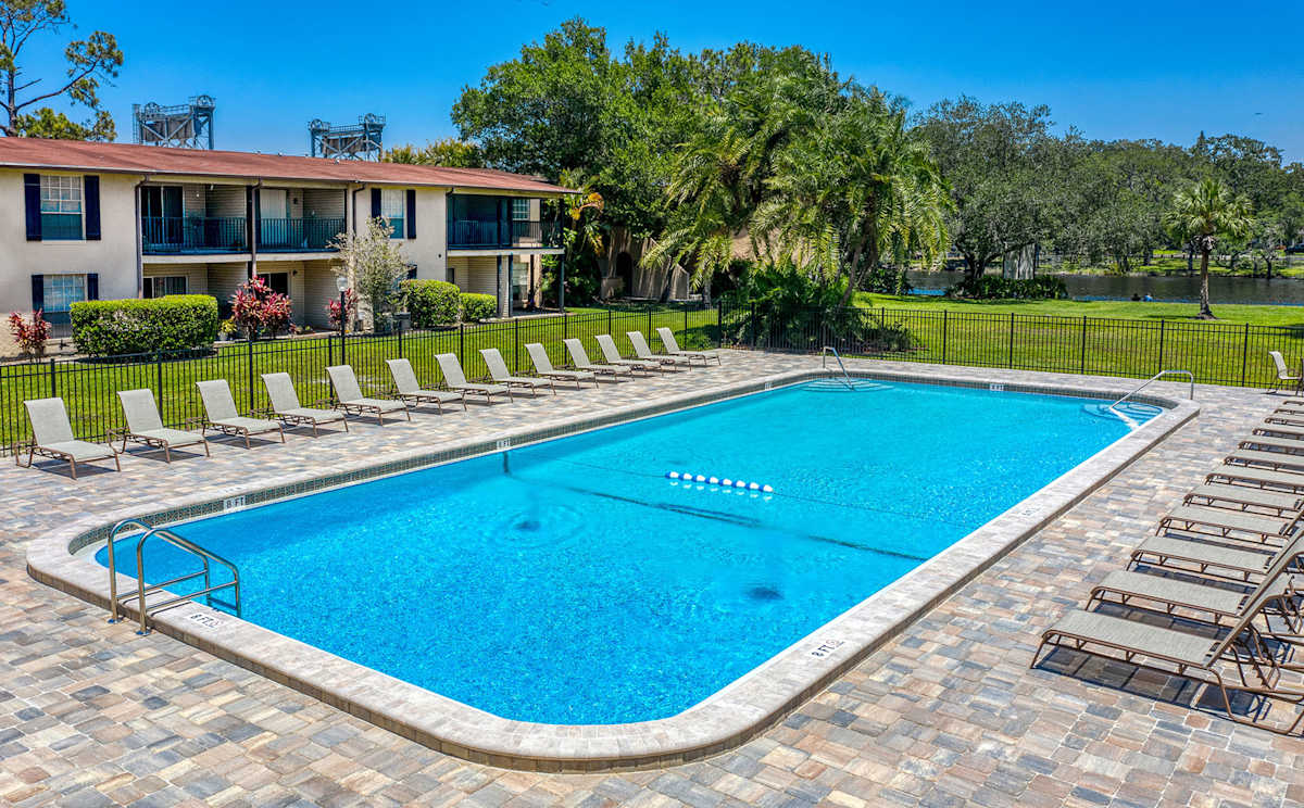 The Legacy Apartments swimming pool - Tampa, FL
