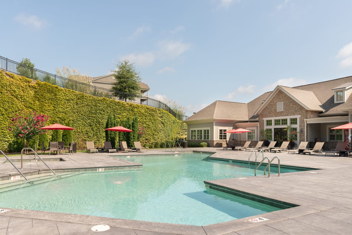 Greystone Vista Apartment Homes pool area - Knoxville, TN