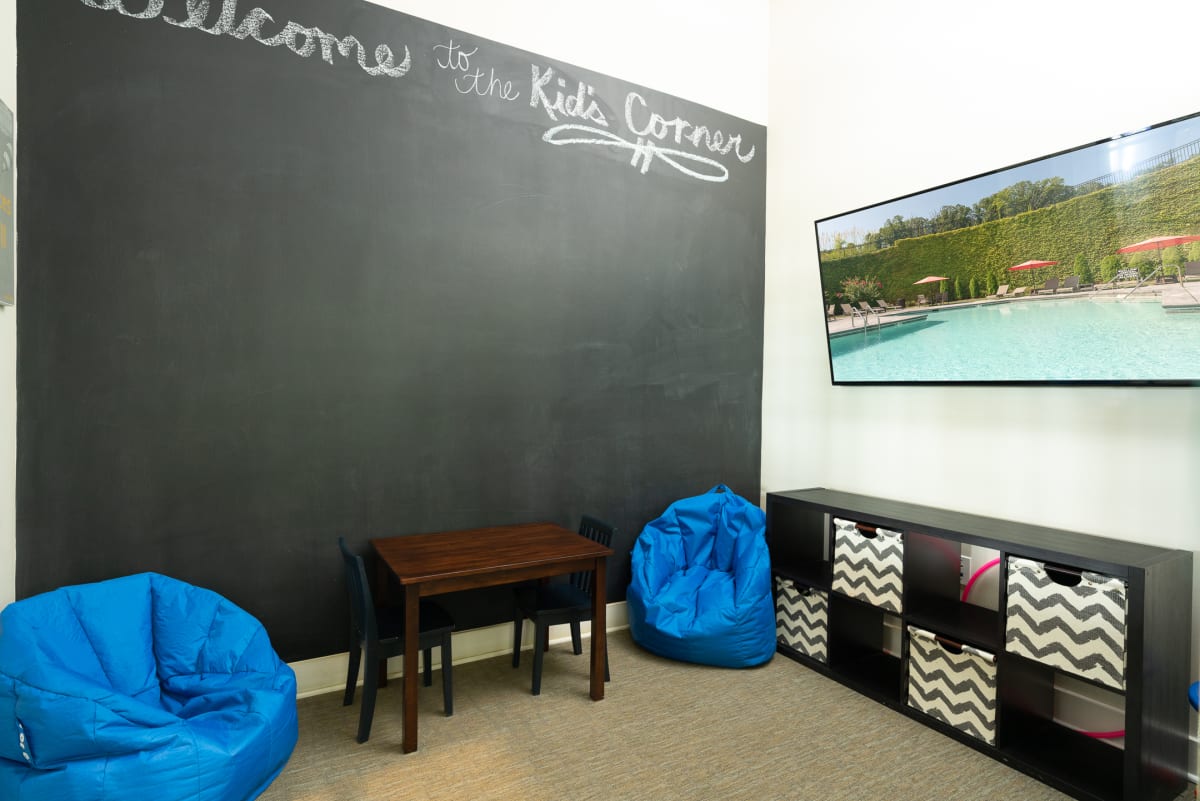 Greystone Vista Apartment Homes kids play room in fitness studio - Knoxville, TN