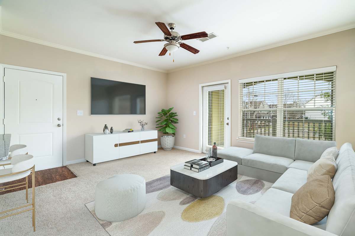 The Reserve at Johnson City Apartments living room interior - Johnson City, TN