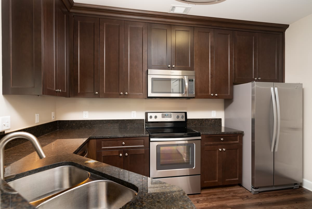 Greystone Vista Apartment Homes model kitchen interior - Knoxville, TN