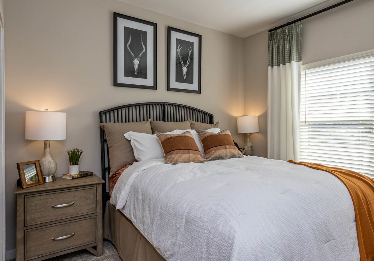 Vintage Cleveland Apartments bedroom interior - Cleveland, TN
