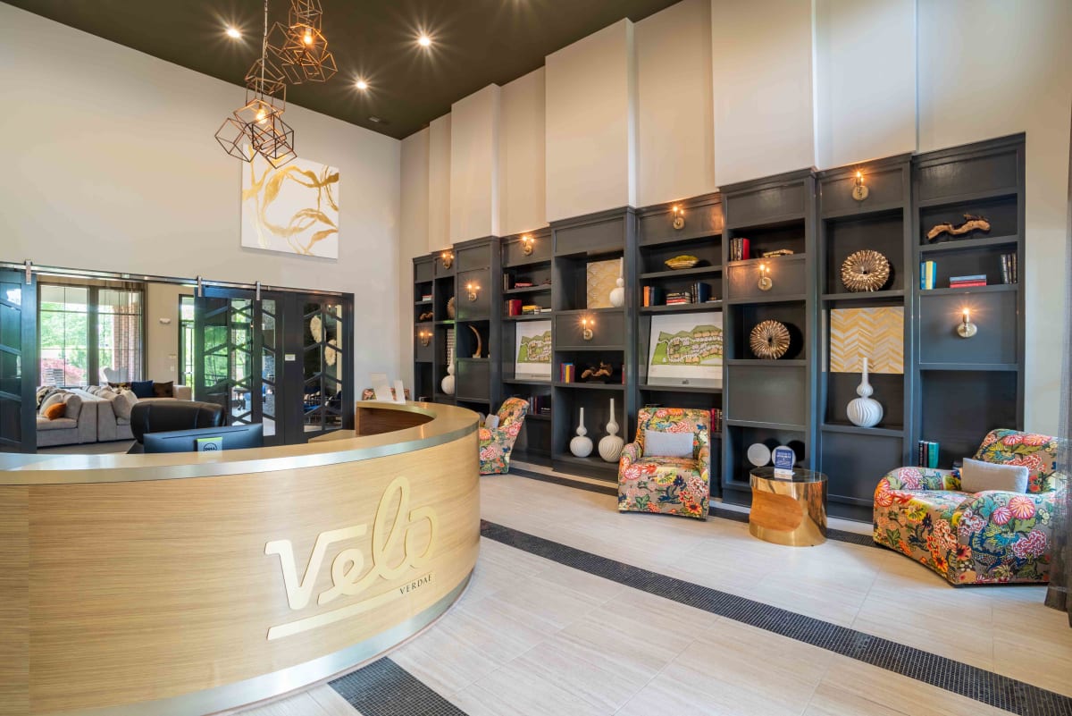 Velo Verdae Apartments lobby interior - Greenville, SC