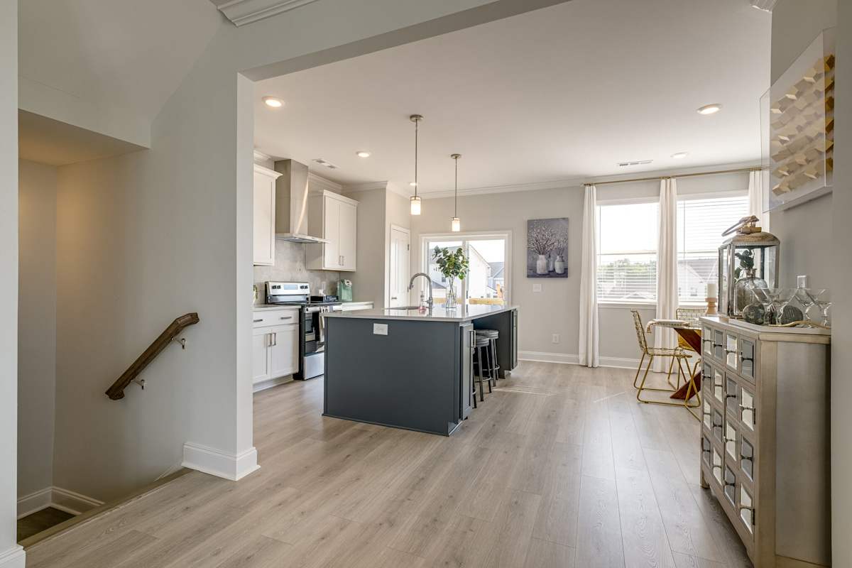 Burkitt Ridge Townhomes kitchen dining table area - Cane Ridge, TN