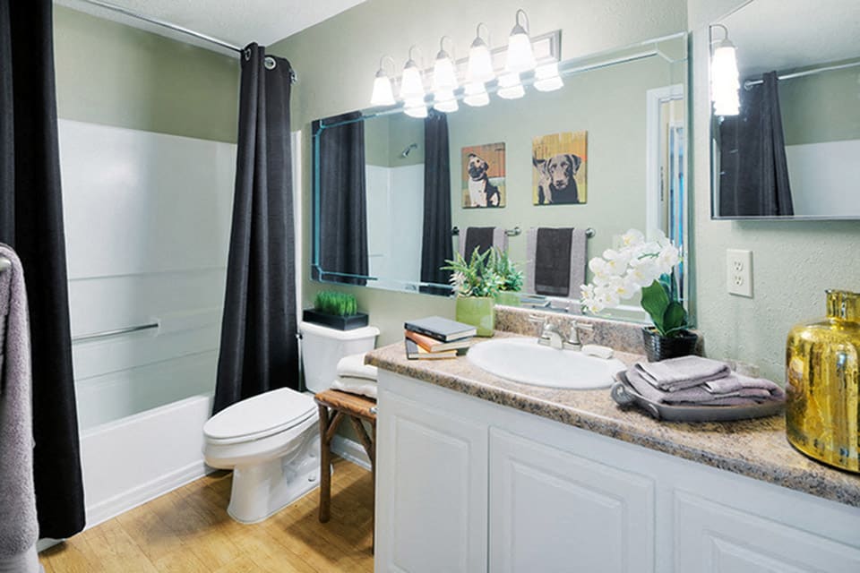 Midland Falls Apartment Homes bathroom interior - Columbus, GA