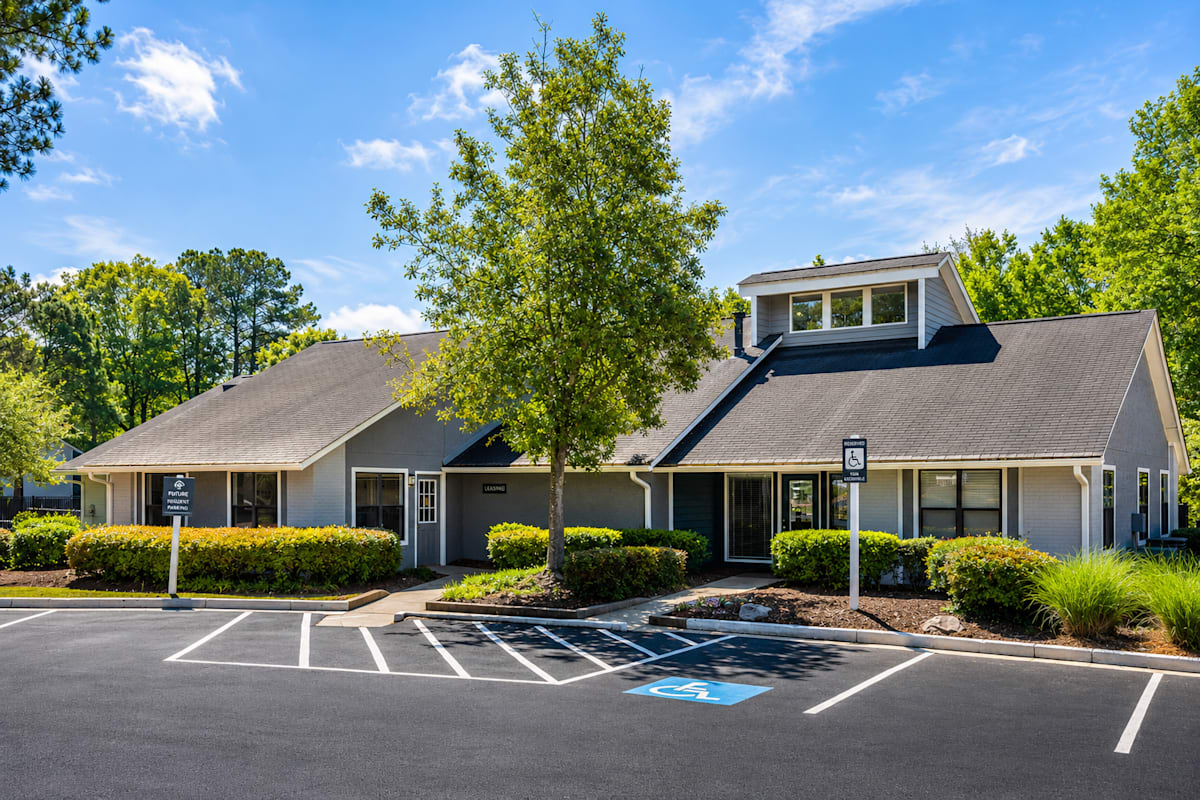 Willow Trail Apartments clubhouse building exterior - Norcross, GA