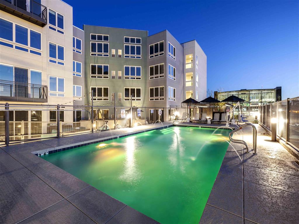 Pool and poolside area at Circa Central Avenue.