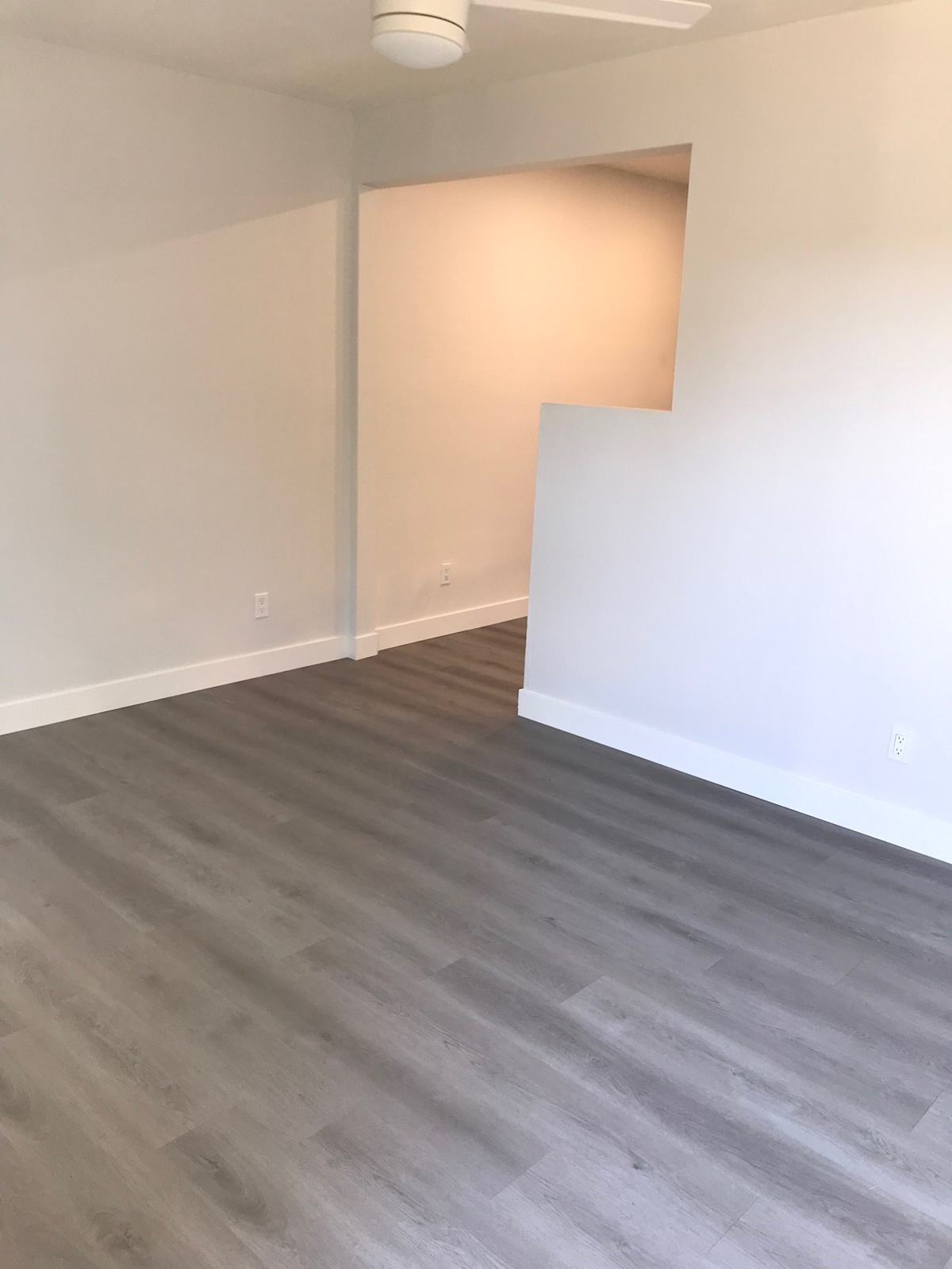 Unfurnished apartment interior — representative home at East Vista.