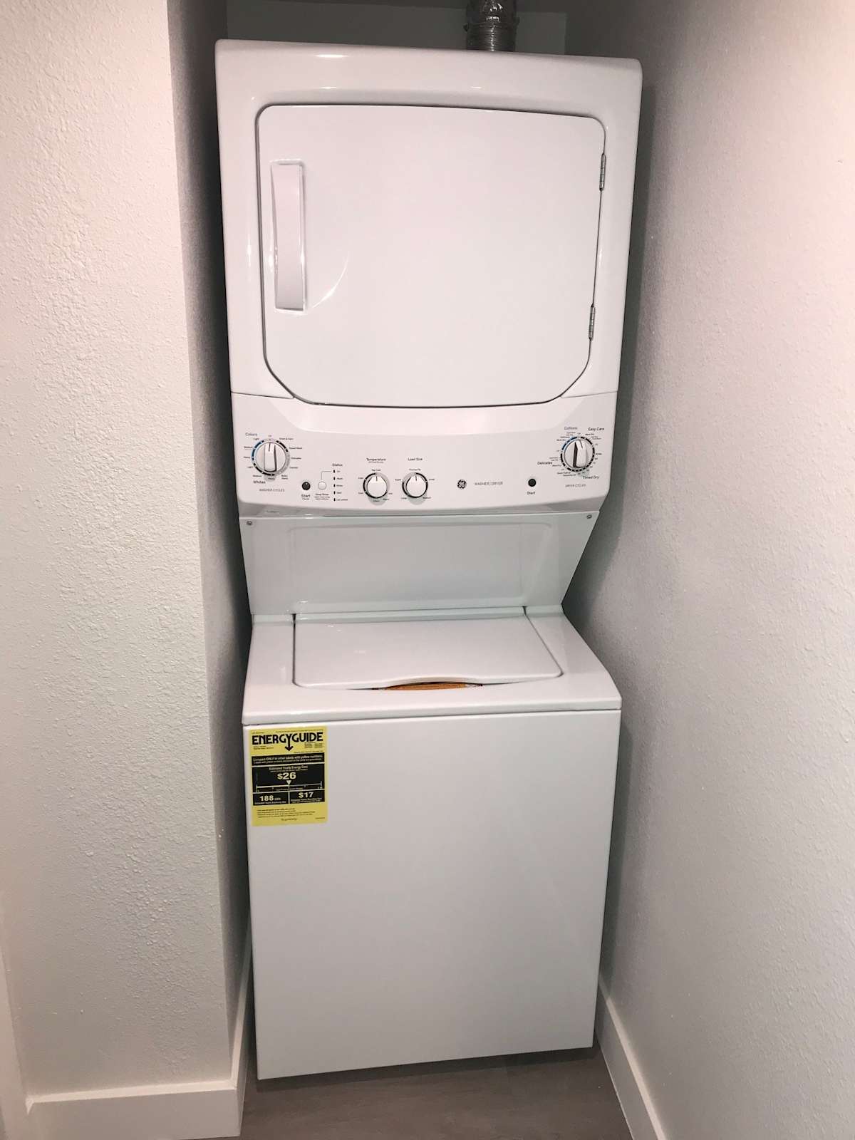 In-home laundry area — representative home at East Vista.