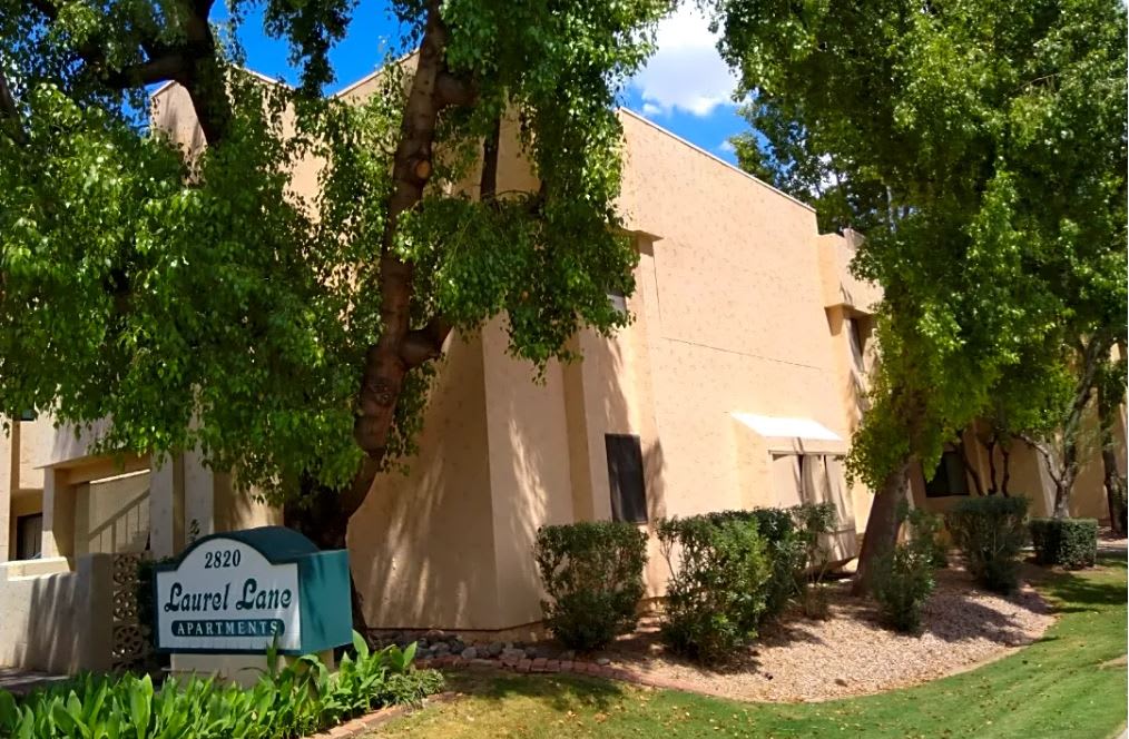Building exterior at Laurel Lane.
