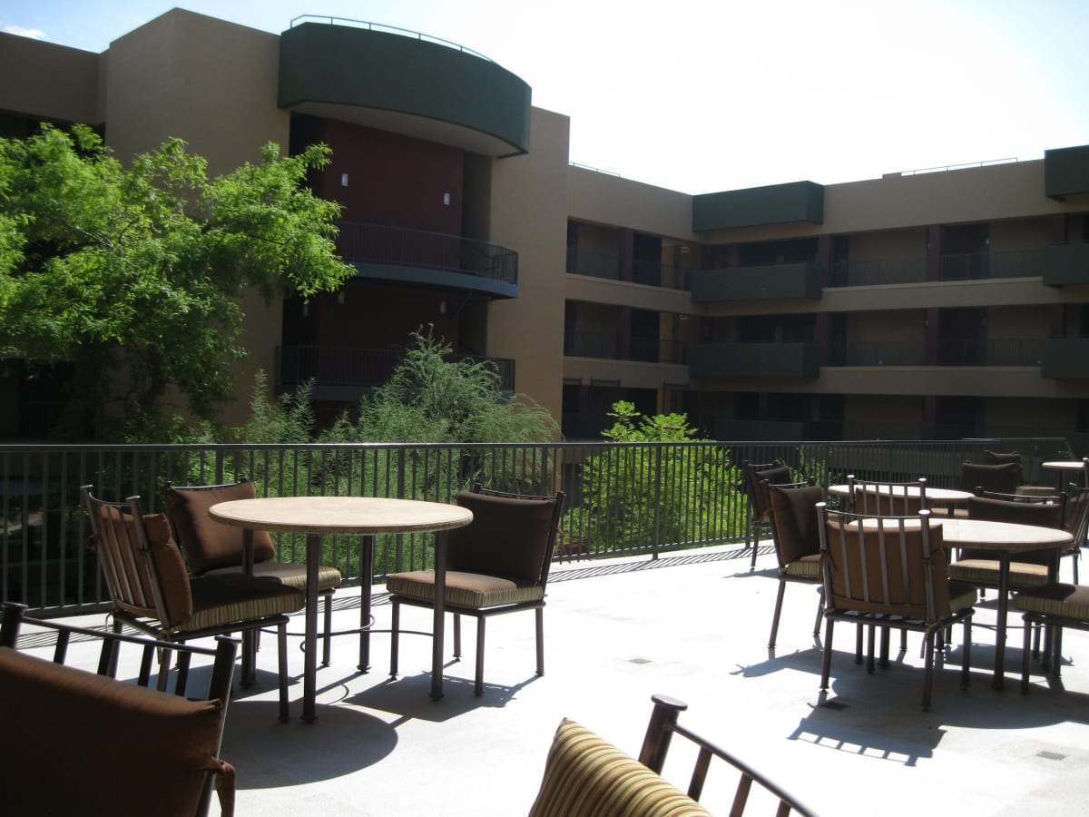 Courtyard and grounds at McCarty on Monroe.