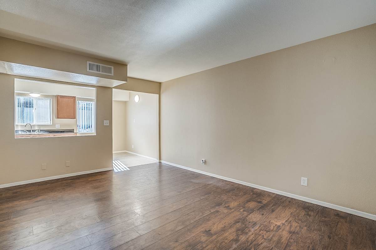 Unfurnished apartment interior — representative home at Canberra Apartments.