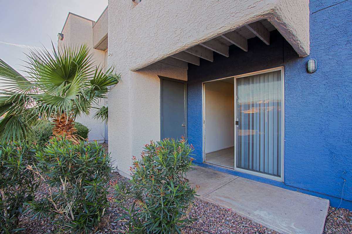 Apartment entry at Paloma Village.