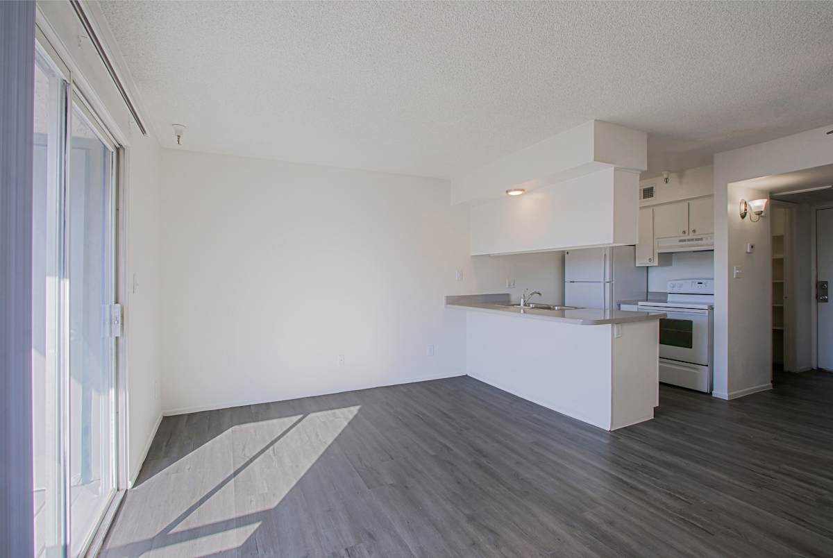 Unfurnished apartment interior — representative home at Paloma Village.