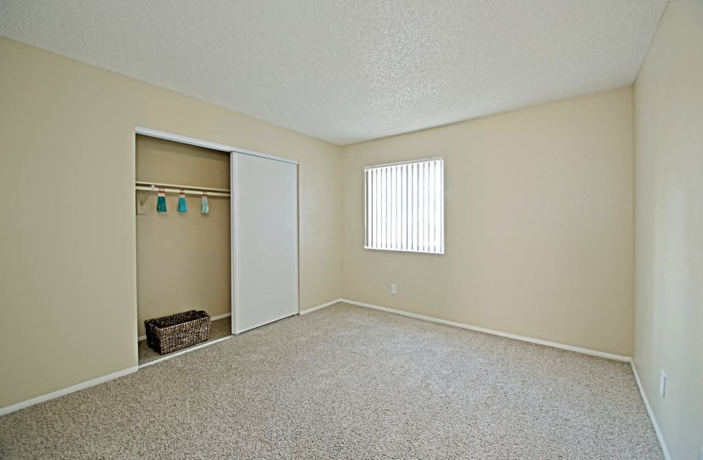 Unfurnished bedroom — representative home at Vista Village.