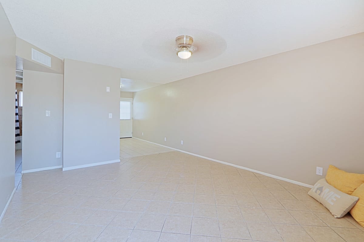 Unfurnished apartment interior — representative home at Villas on 28th.