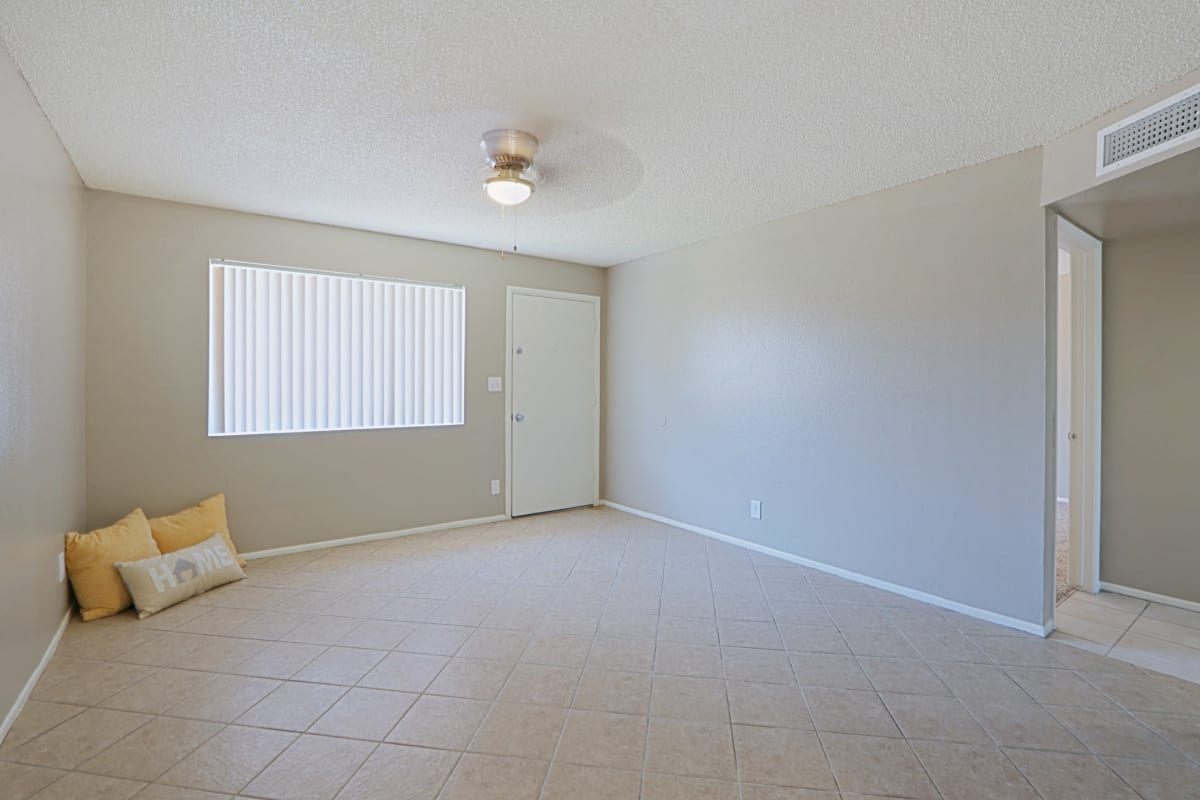 Unfurnished apartment interior — representative home at Villas on 28th.
