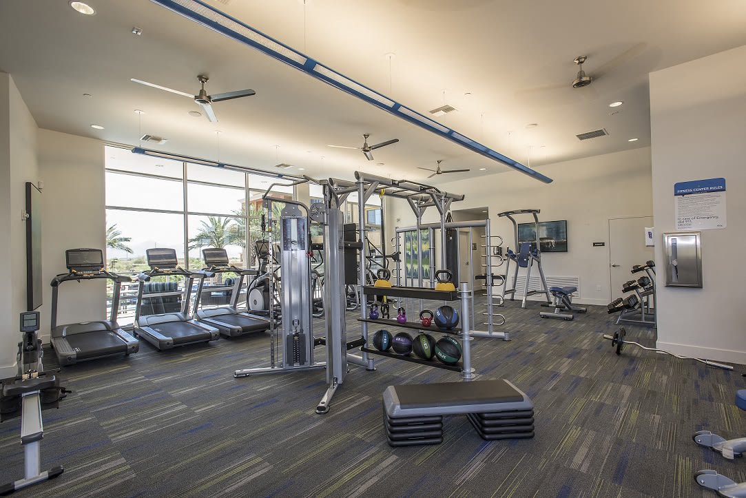 Fitness center at 56 North.