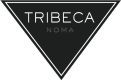 a triangle with the word tribeeca on top of it