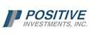 The image is a logo of a company named "Positive Investments, Inc.".