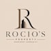 The image is a logo for Rocio's Property, an apartment community.