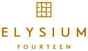 A logo with the word Elysium and the number Fourteen.