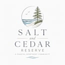 Salt and Cedar Reserve logo with a tree and birds.
