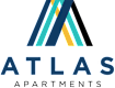 A logo for Atlas Apartments is displayed.