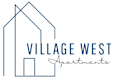 A logo for Village West Apartments is displayed.