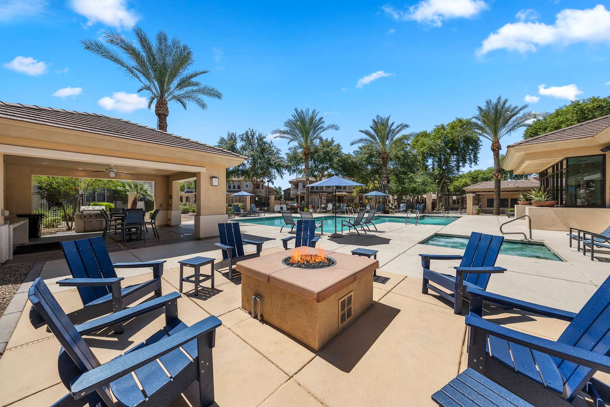 Shared outdoor space at Cobalt on 32nd Street.