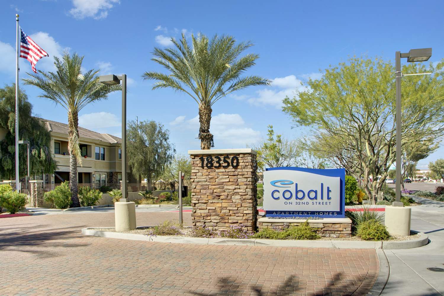 Building exterior at Cobalt on 32nd Street.