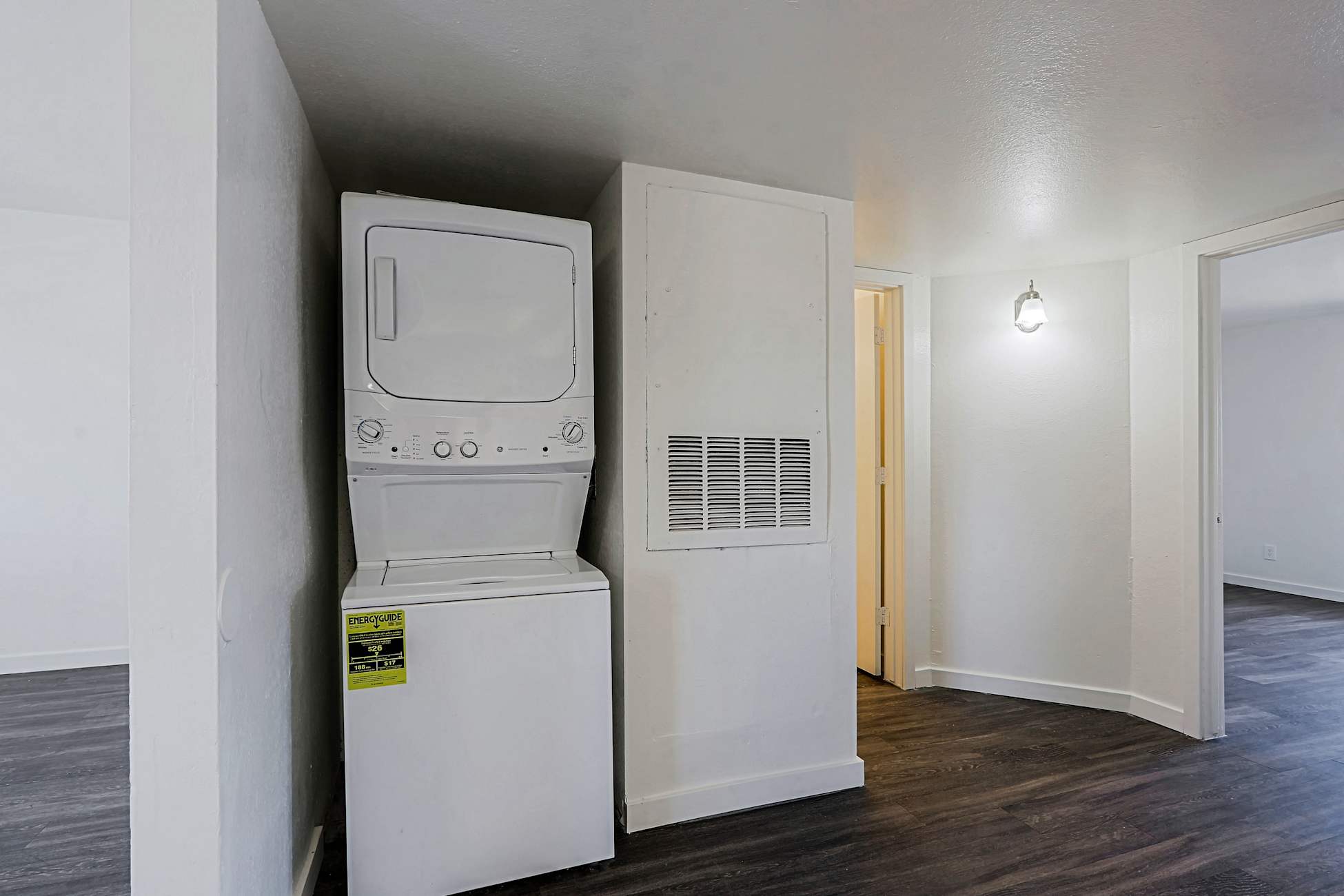 In-home laundry area — representative home at Paradise Arbor.
