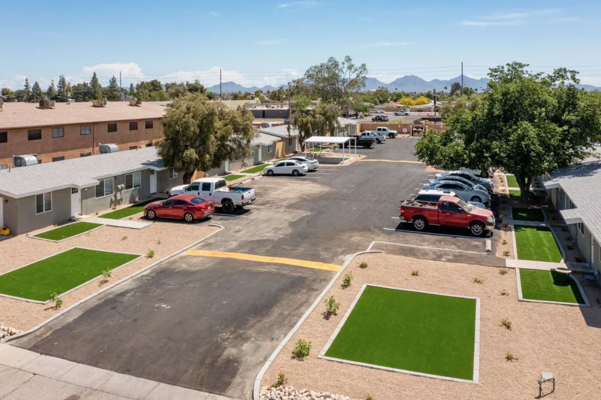 Aerial community view at Desert Green.